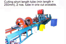 Découpage pour tube de longueur courte (longueur mini.=250mm, 2 tubes peuvent être coupés dans une seule machine)