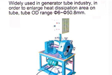 Largement applicable pour l'industrie de tube de générateur afin d'élargir la zone de dissipation de chaleur sur tube, la plage de diamètre extérieur est de Φ6 ~ Φ50.8mm